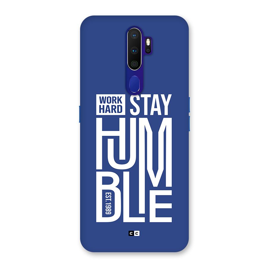 Always Stay Humble Back Case for Oppo A9 (2020)