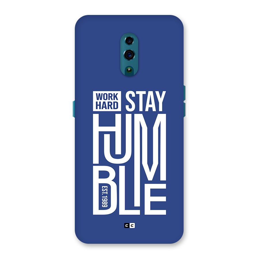 Always Stay Humble Back Case for Oppo Reno