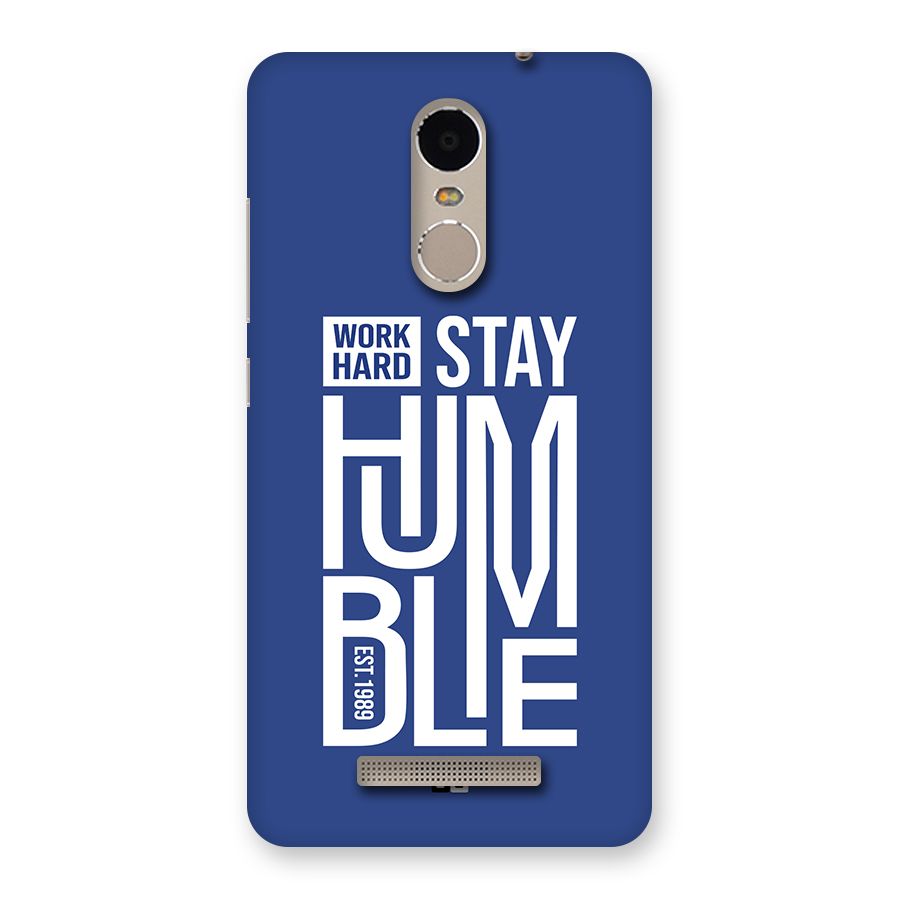 Always Stay Humble Back Case for Redmi Note 3