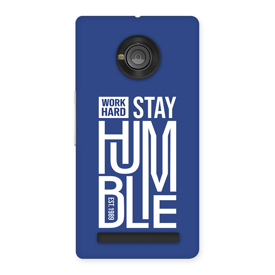 Always Stay Humble Back Case for Yuphoria