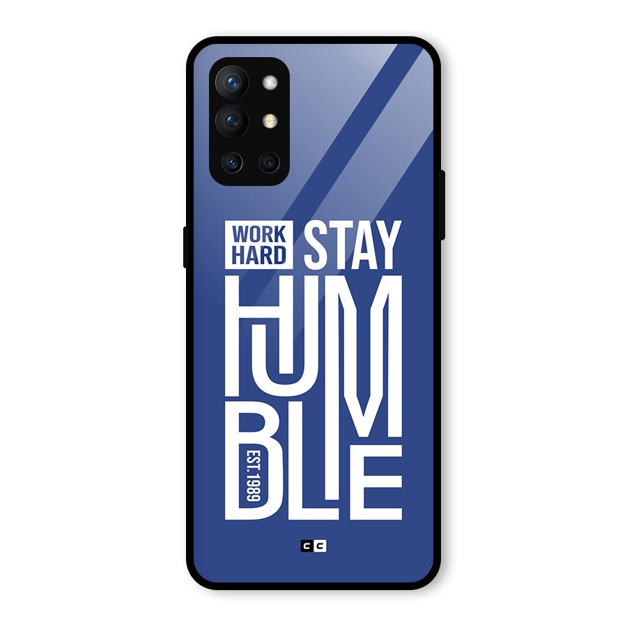 Always Stay Humble Glass Back Case for OnePlus 9R