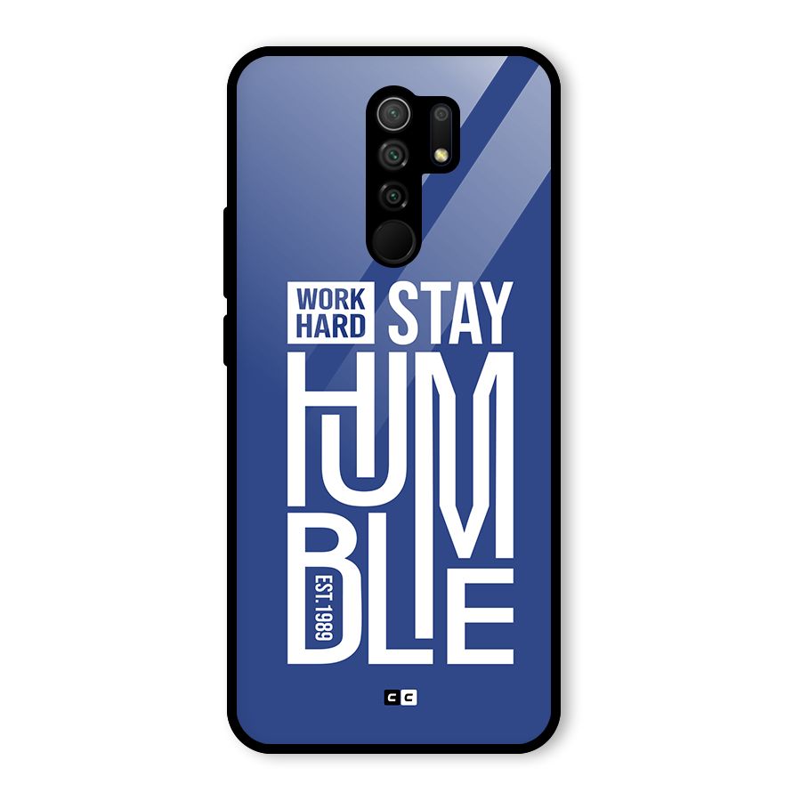 Always Stay Humble Glass Back Case for Poco M2