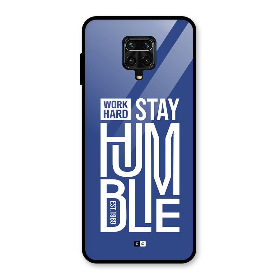 Always Stay Humble Glass Back Case for Redmi Note 10 Lite