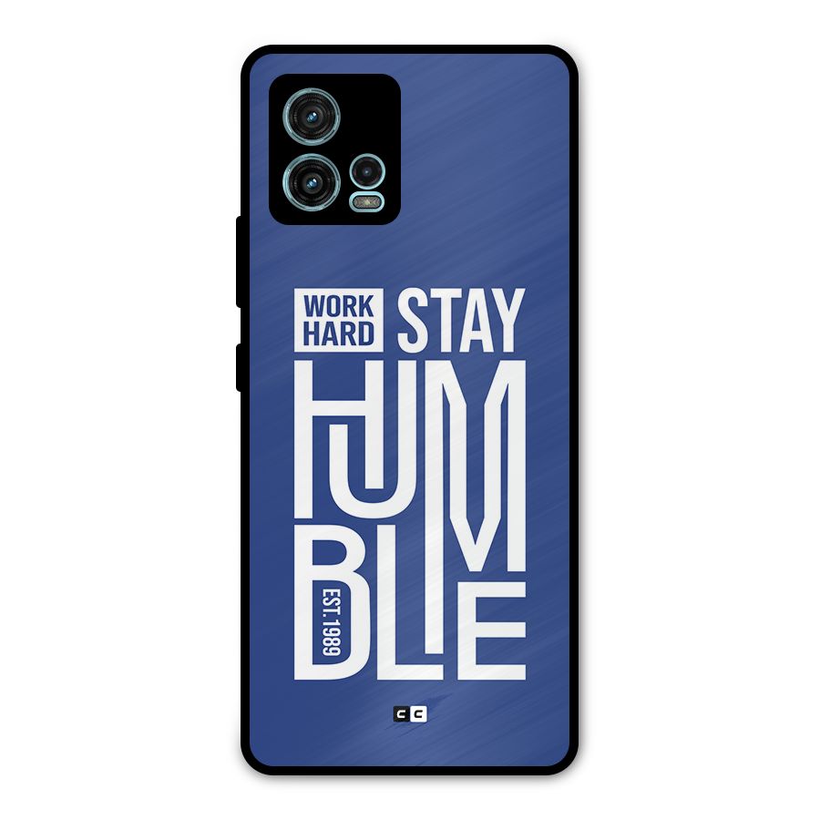 Always Stay Humble Metal Back Case for Moto G72