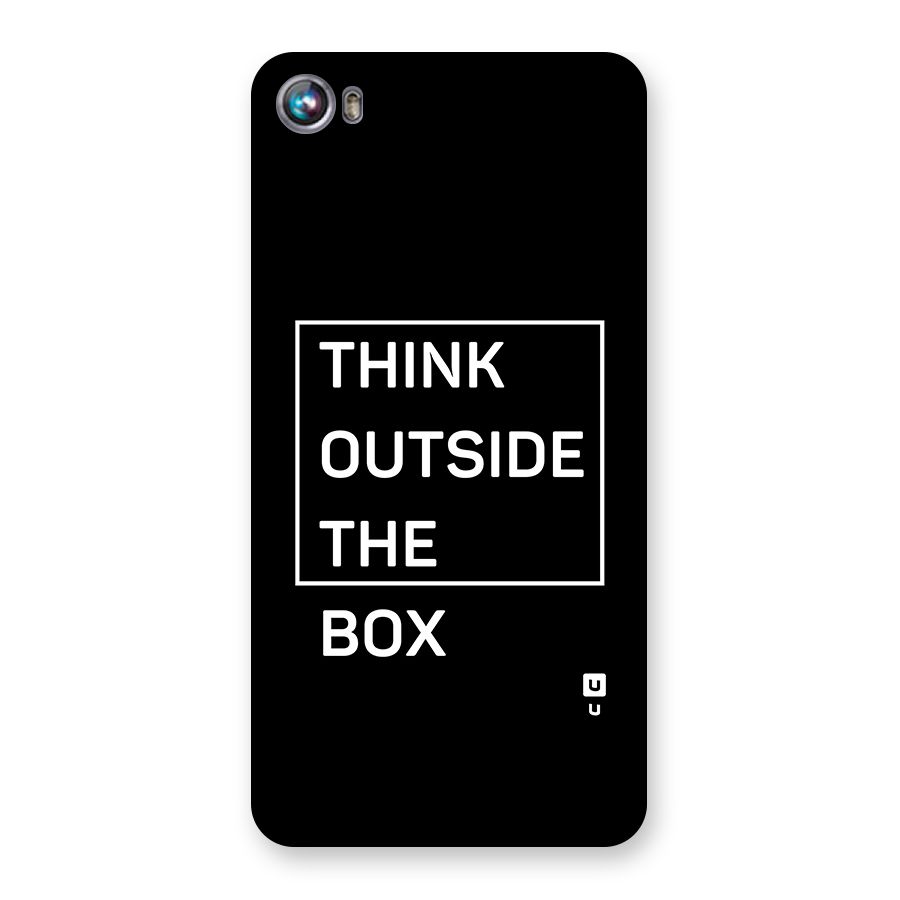 Always Think Outside Back Case for Canvas Fire 4 (A107)