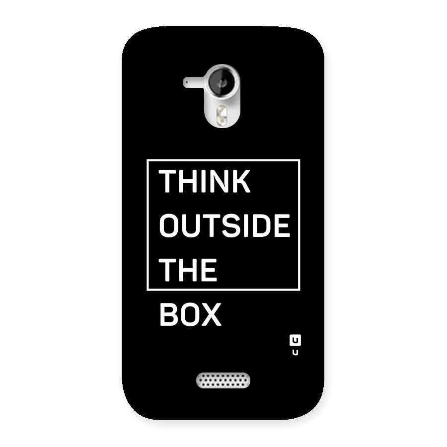 Always Think Outside Back Case for Canvas HD A116