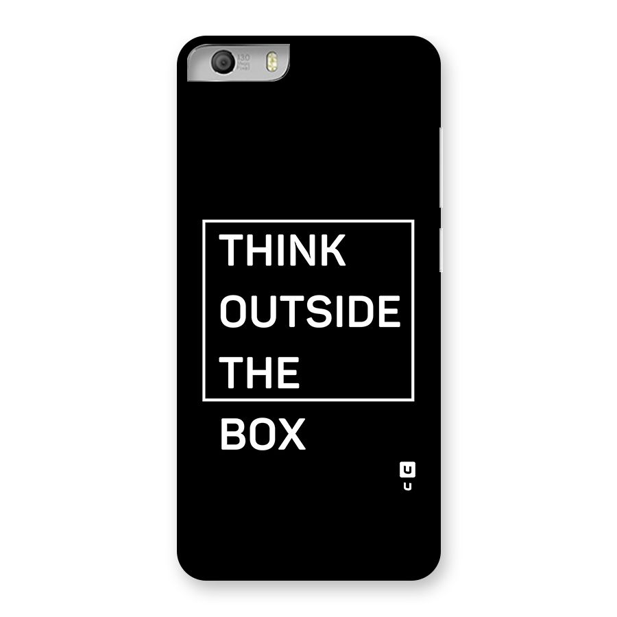 Always Think Outside Back Case for Canvas Knight 2