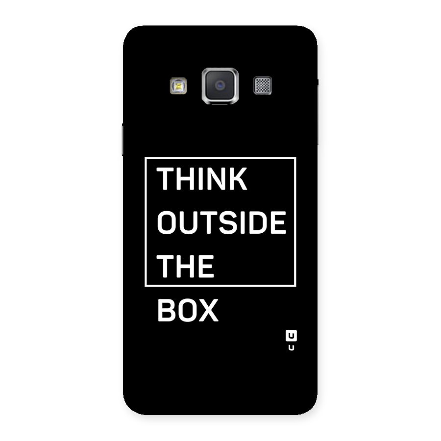 Always Think Outside Back Case for Galaxy A3