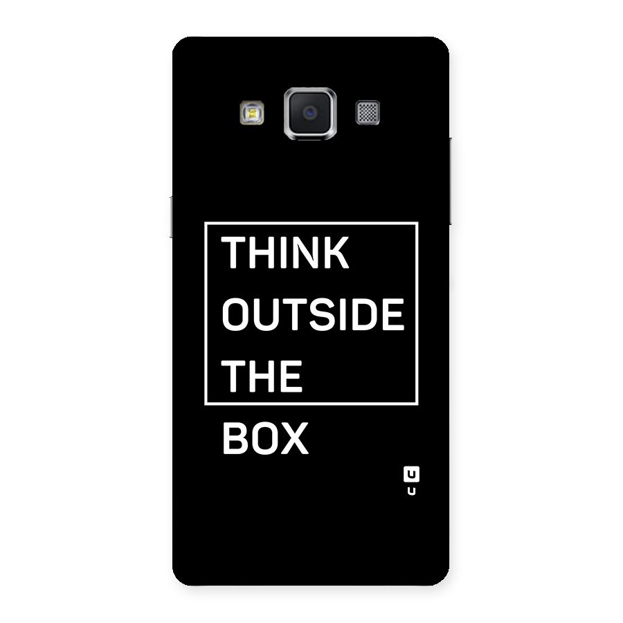 Always Think Outside Back Case for Galaxy A5