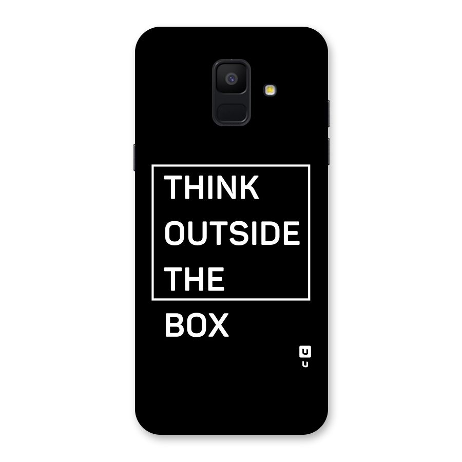 Always Think Outside Back Case for Galaxy A6 (2018)