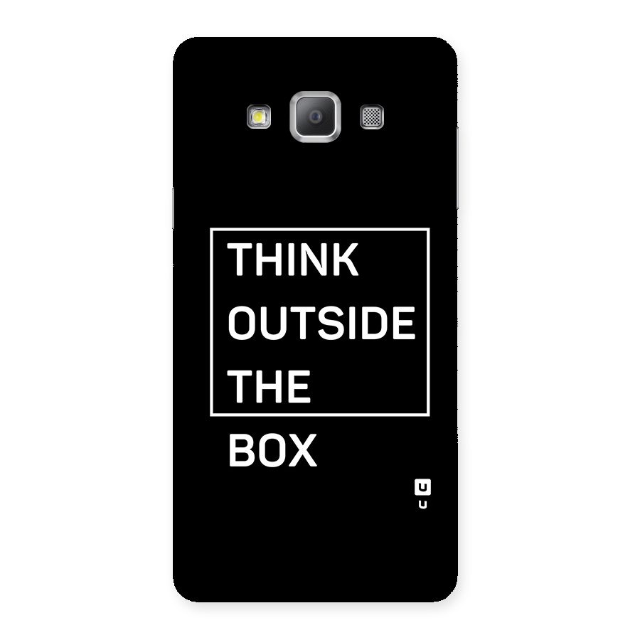 Always Think Outside Back Case for Galaxy A7