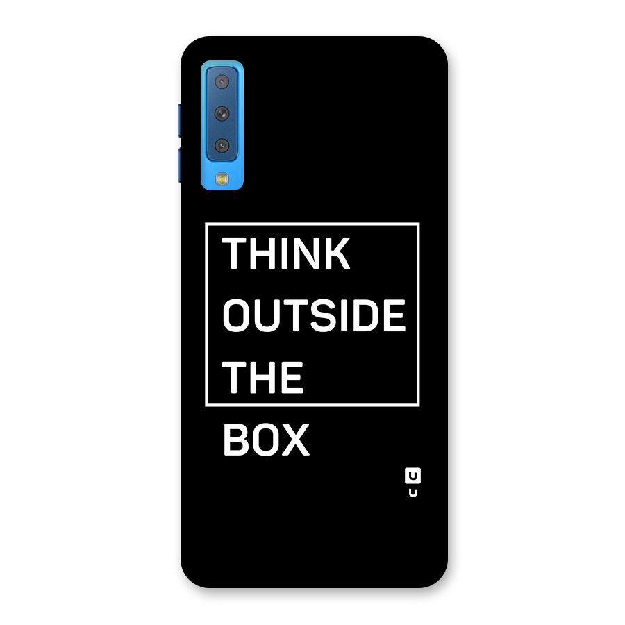 Always Think Outside Back Case for Galaxy A7 (2018)