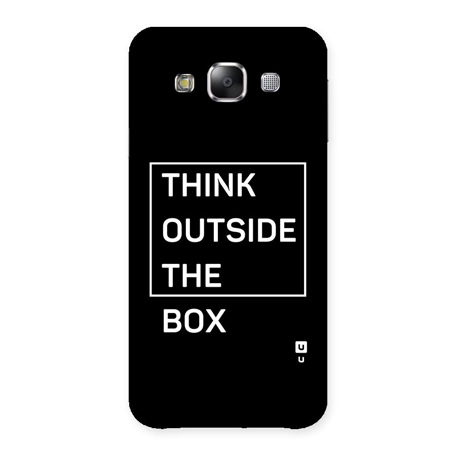 Always Think Outside Back Case for Galaxy E5