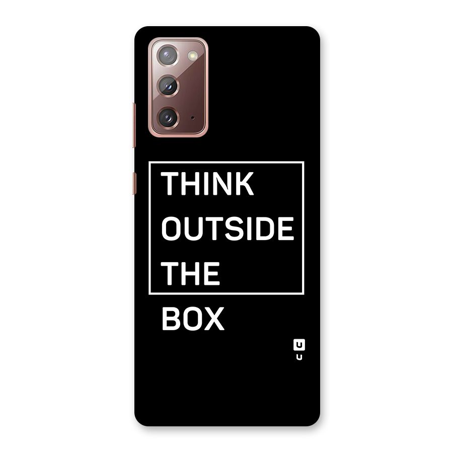 Always Think Outside Back Case for Galaxy Note 20
