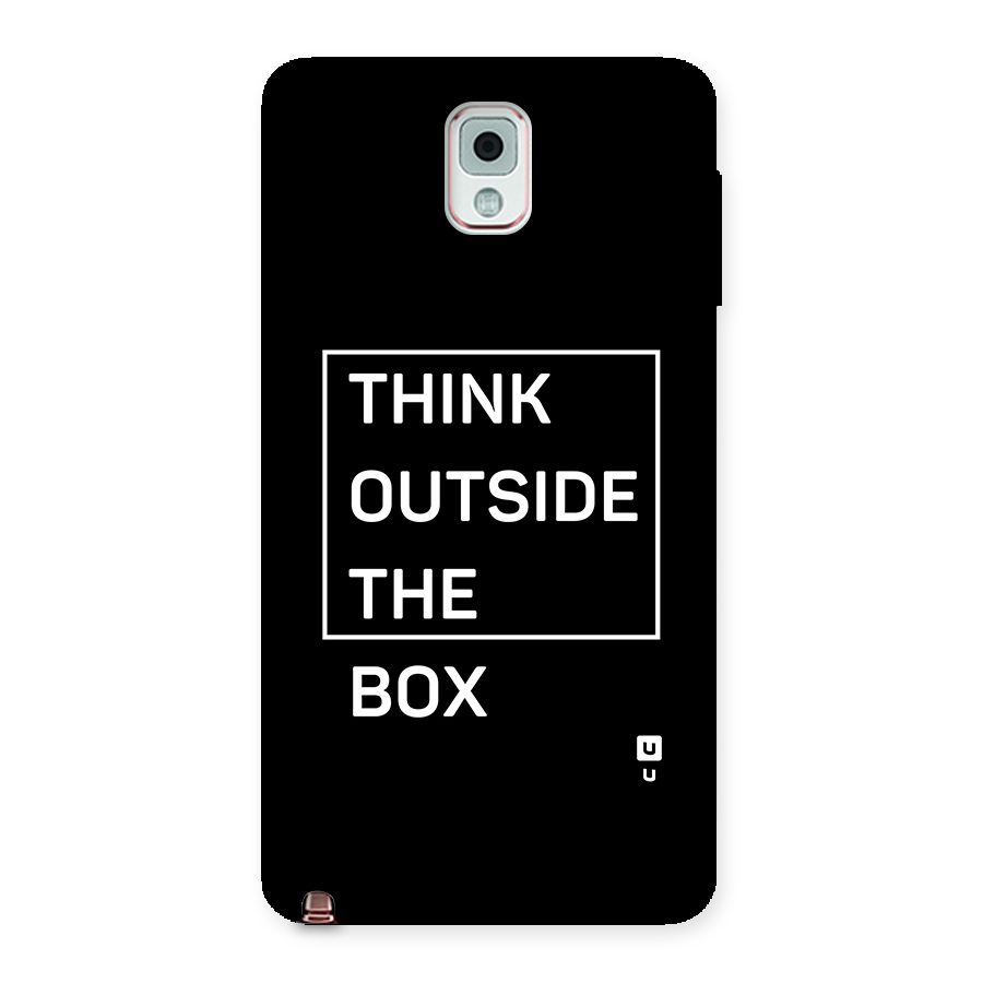 Always Think Outside Back Case for Galaxy Note 3