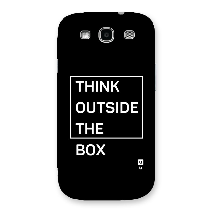 Always Think Outside Back Case for Galaxy S3