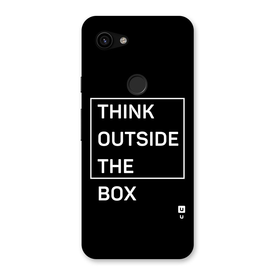 Always Think Outside Back Case for Google Pixel 3a