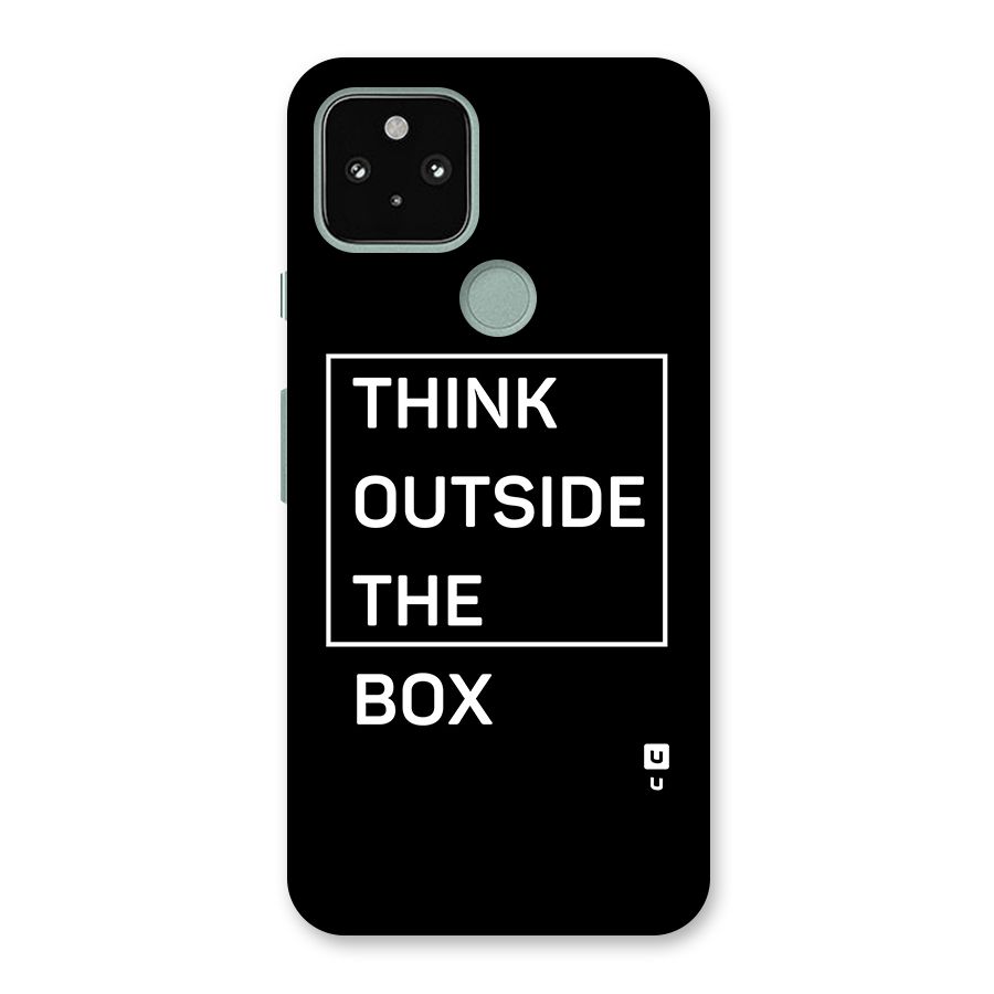 Always Think Outside Back Case for Google Pixel 5