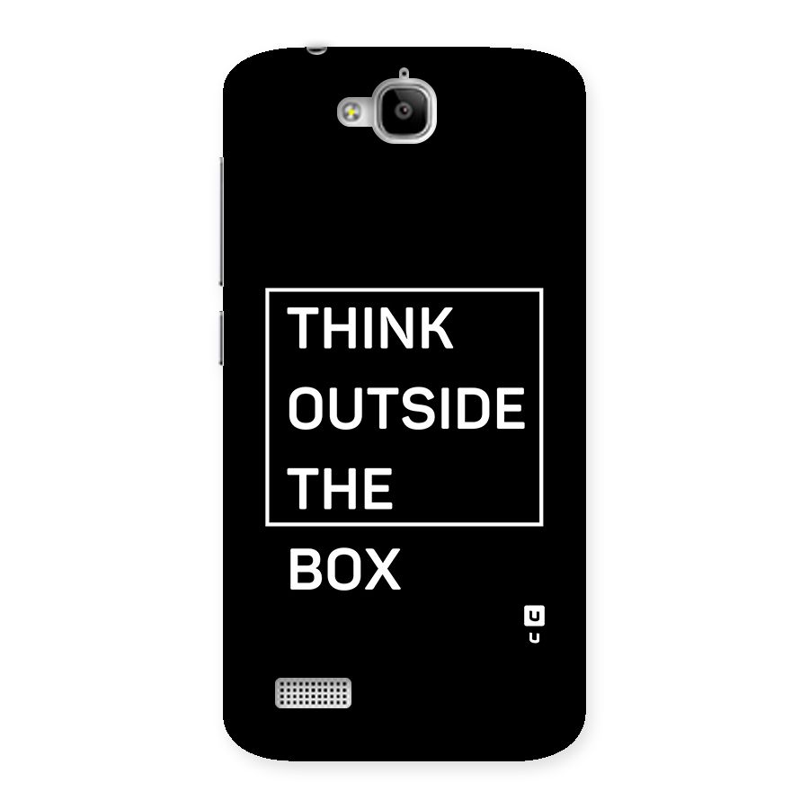 Always Think Outside Back Case for Honor Holly