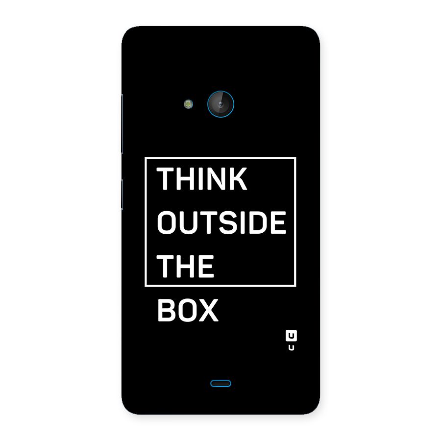 Always Think Outside Back Case for Lumia 540