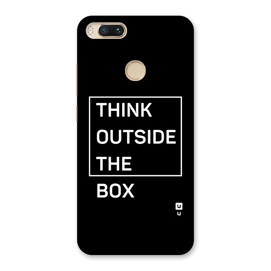 Always Think Outside Back Case for Mi A1