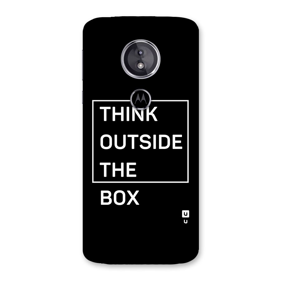Always Think Outside Back Case for Moto E5