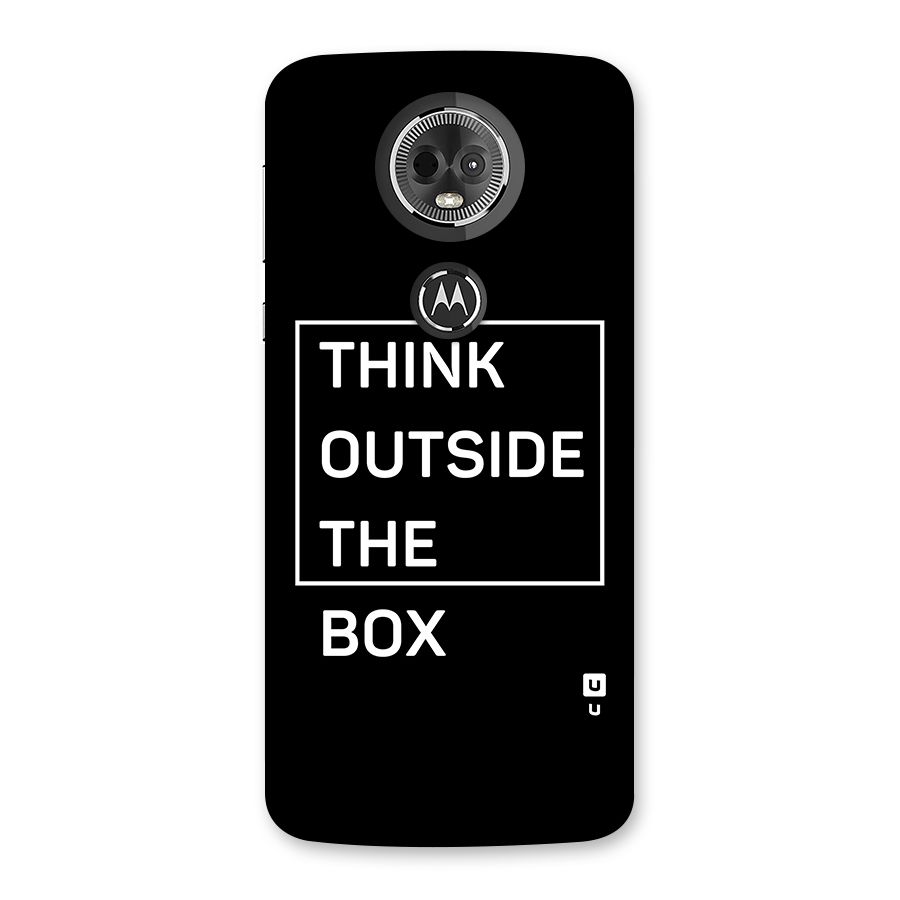 Always Think Outside Back Case for Moto E5 Plus