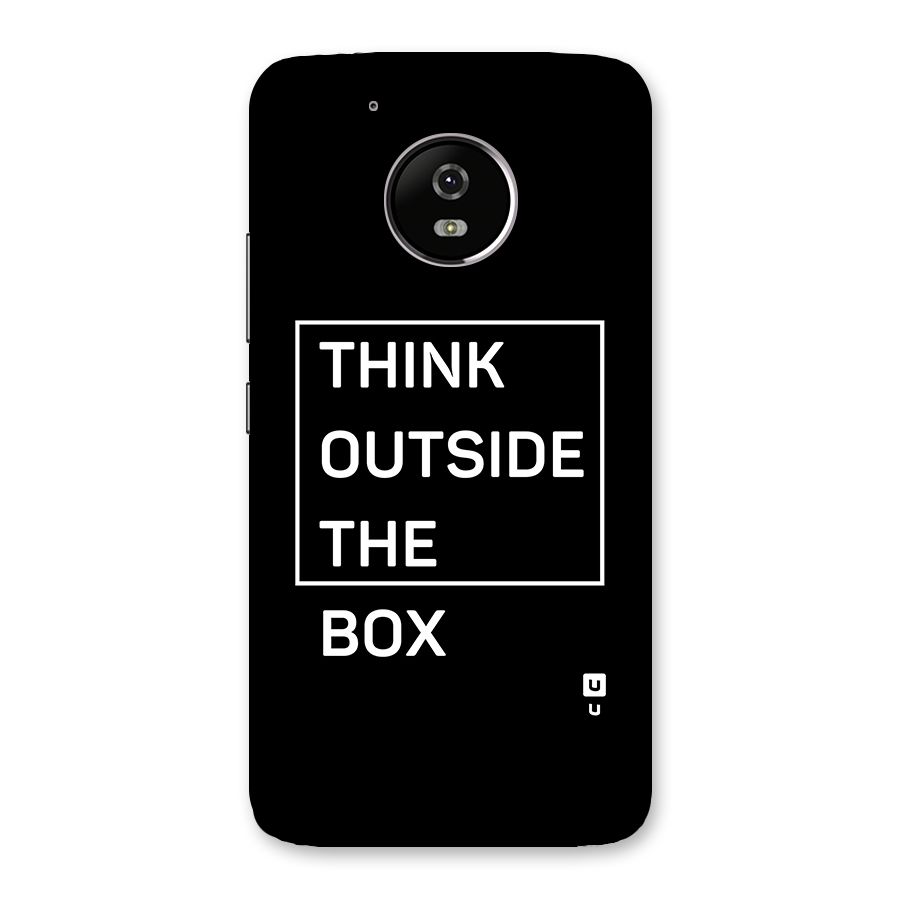 Always Think Outside Back Case for Moto G5