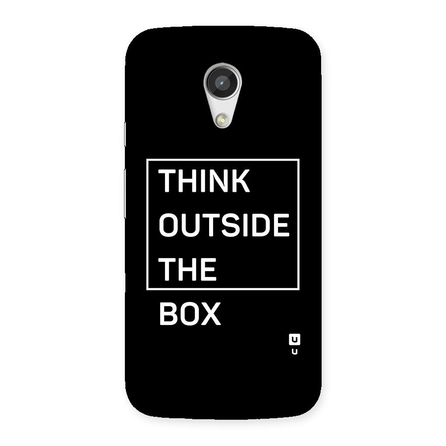 Always Think Outside Back Case for Moto G 2nd Gen