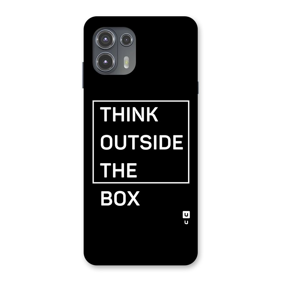 Always Think Outside Back Case for Motorola Edge 20 Fusion