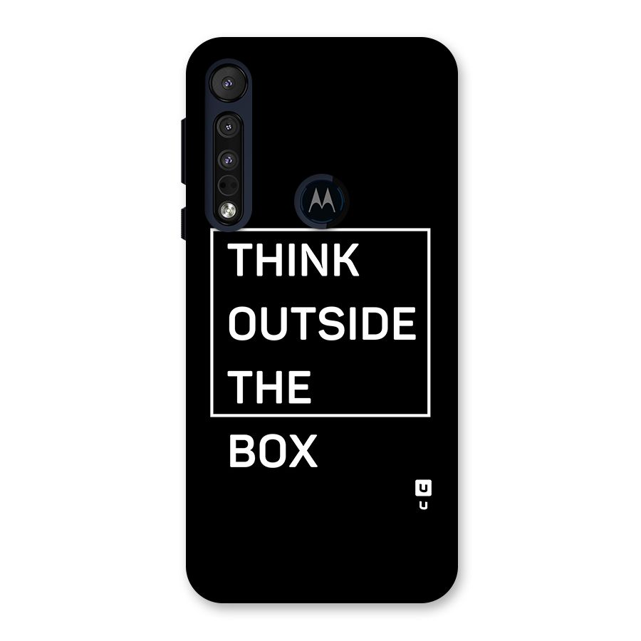 Always Think Outside Back Case for Motorola One Macro
