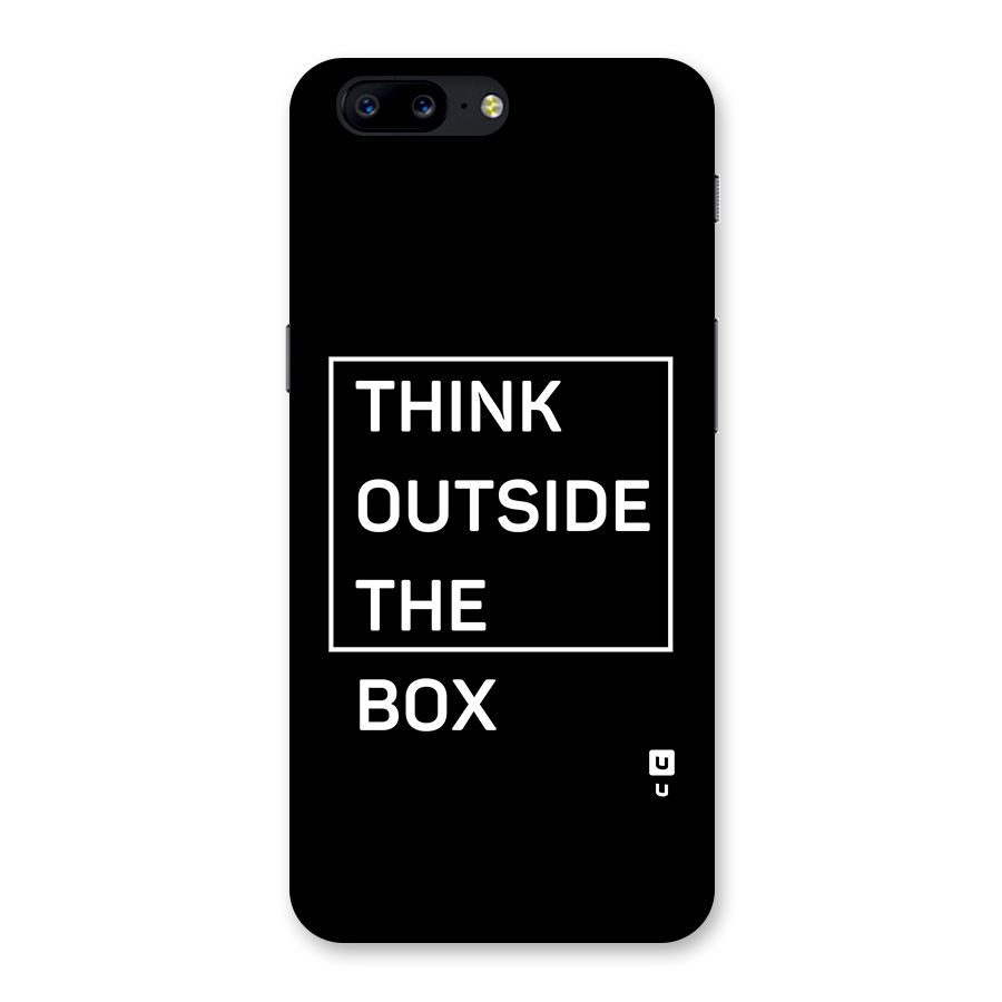Always Think Outside Back Case for OnePlus 5