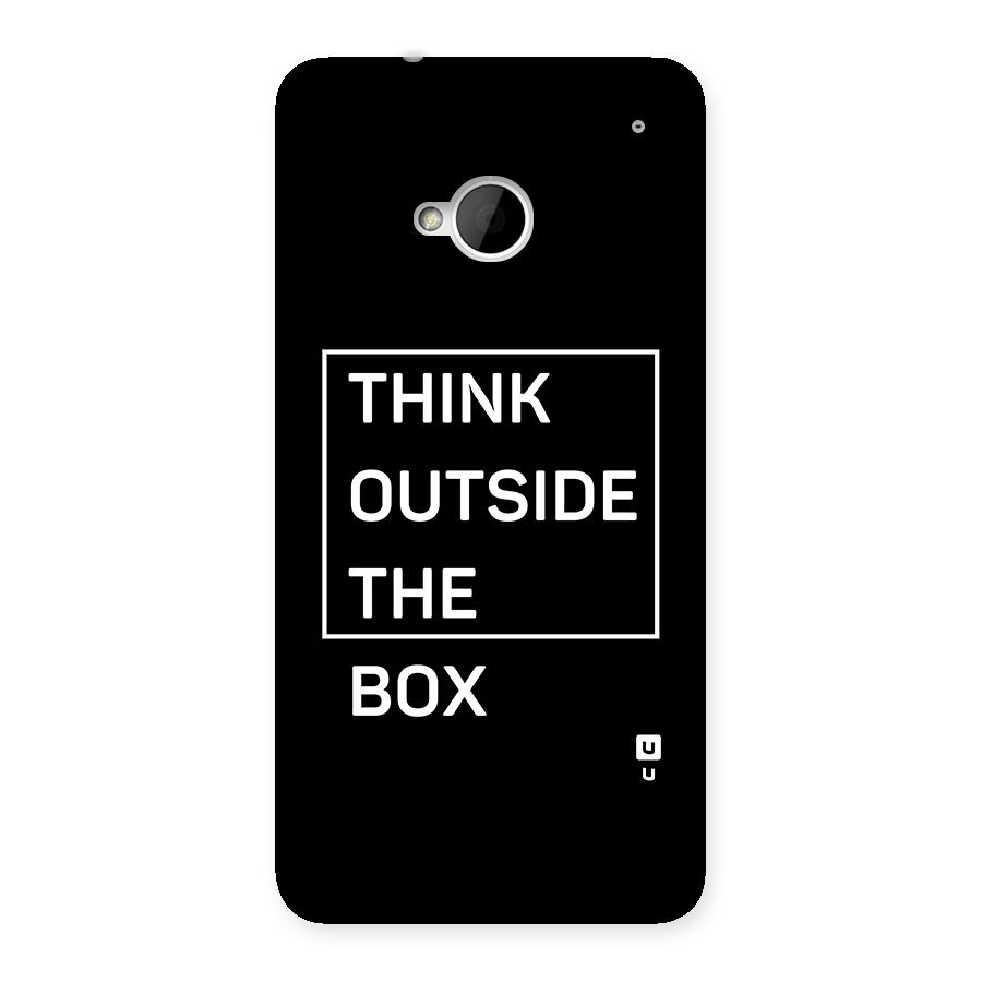 Always Think Outside Back Case for One M7 (Single Sim)