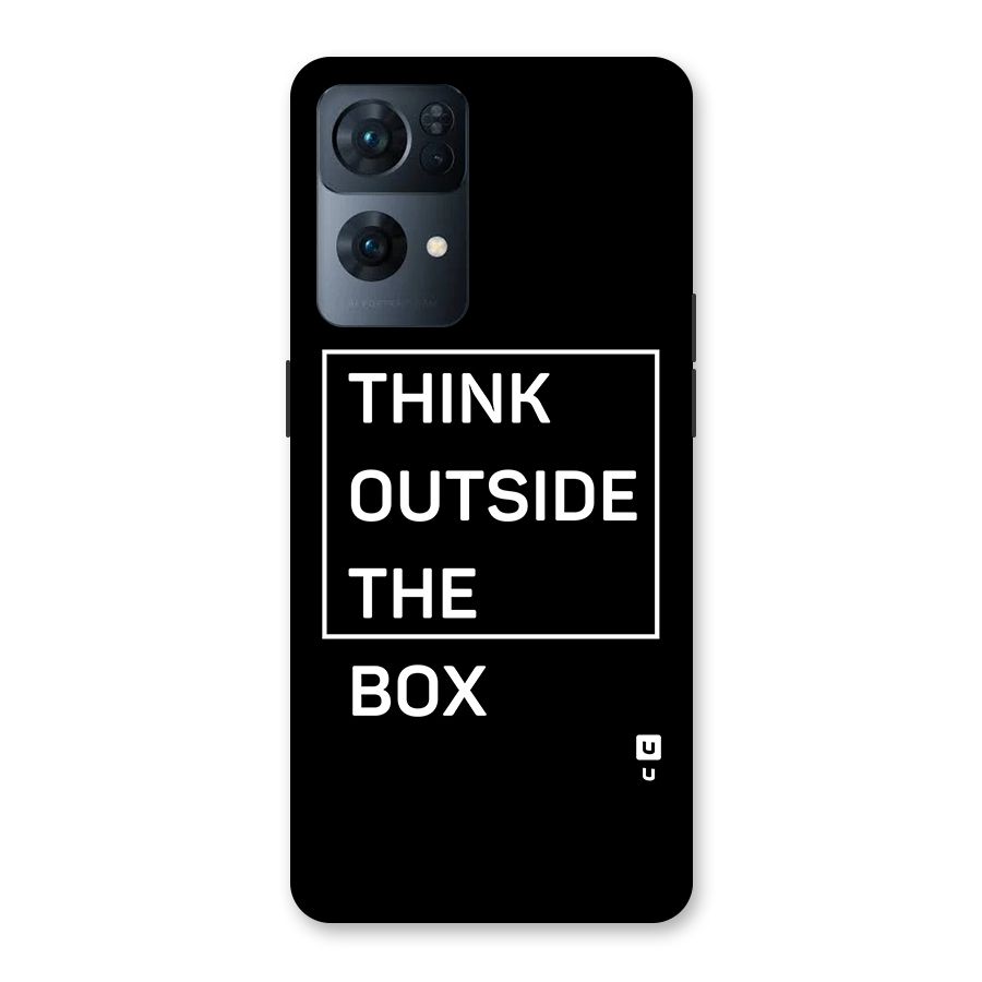 Always Think Outside Back Case for Oppo Reno7 Pro 5G