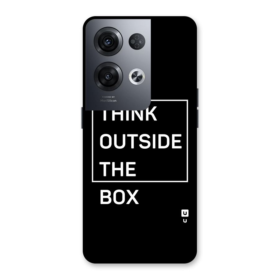 Always Think Outside Back Case for Oppo Reno8 Pro 5G