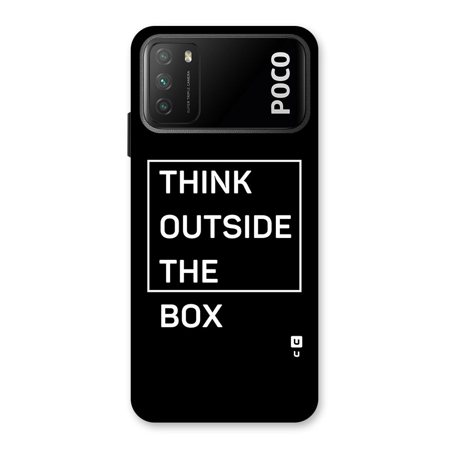 Always Think Outside Back Case for Poco M3