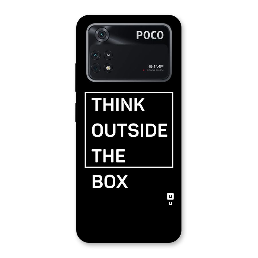 Always Think Outside Back Case for Poco M4 Pro 4G