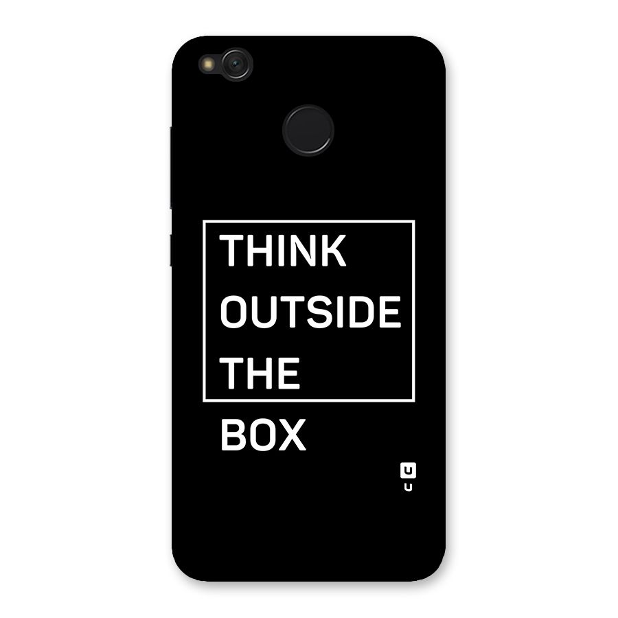 Always Think Outside Back Case for Redmi 4