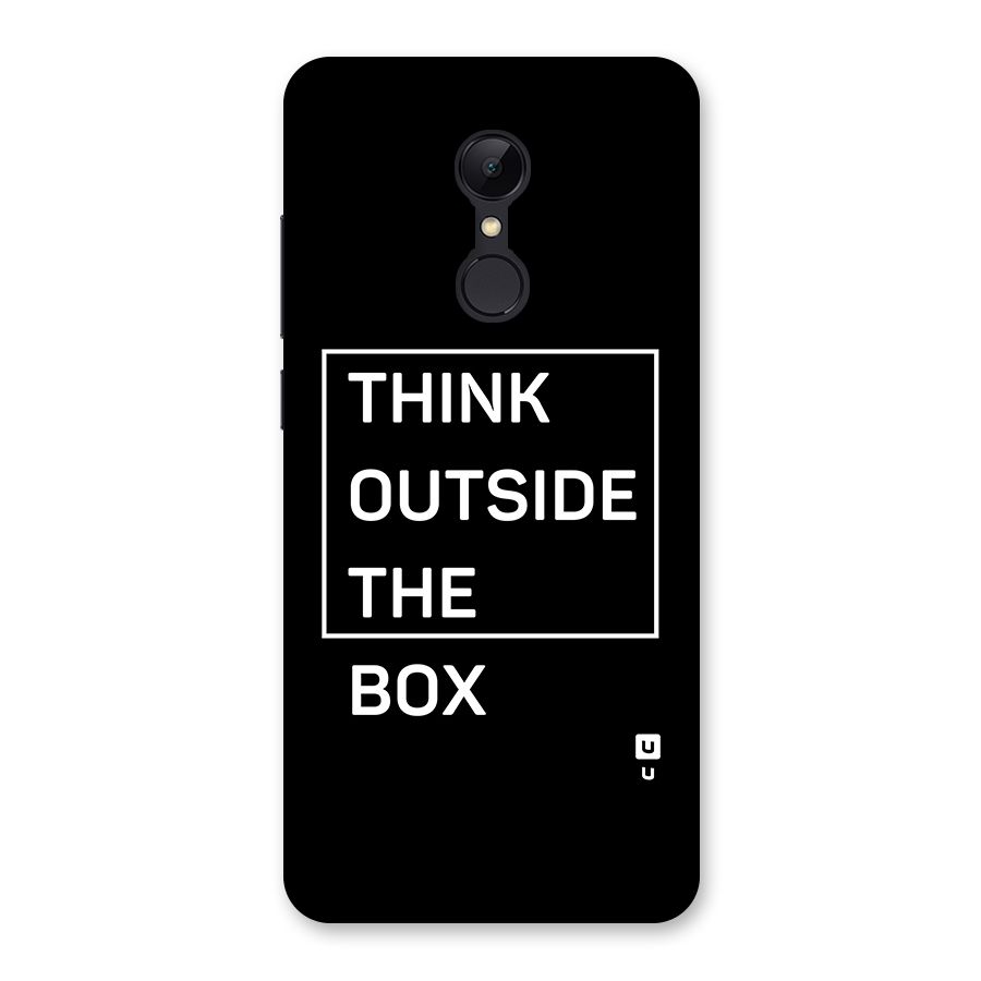 Always Think Outside Back Case for Redmi 5