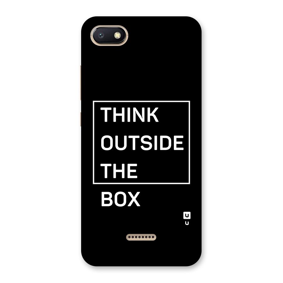 Always Think Outside Back Case for Redmi 6A