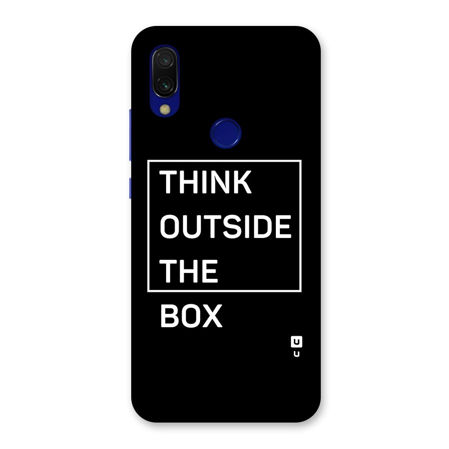 Always Think Outside Back Case for Redmi 7