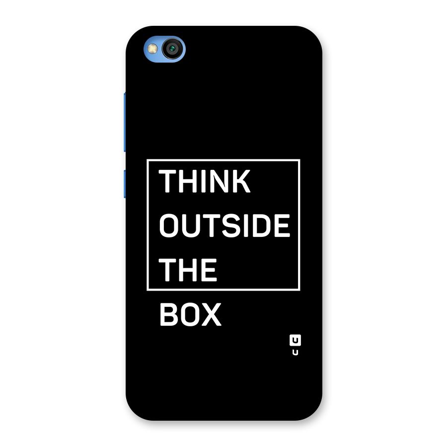Always Think Outside Back Case for Redmi Go