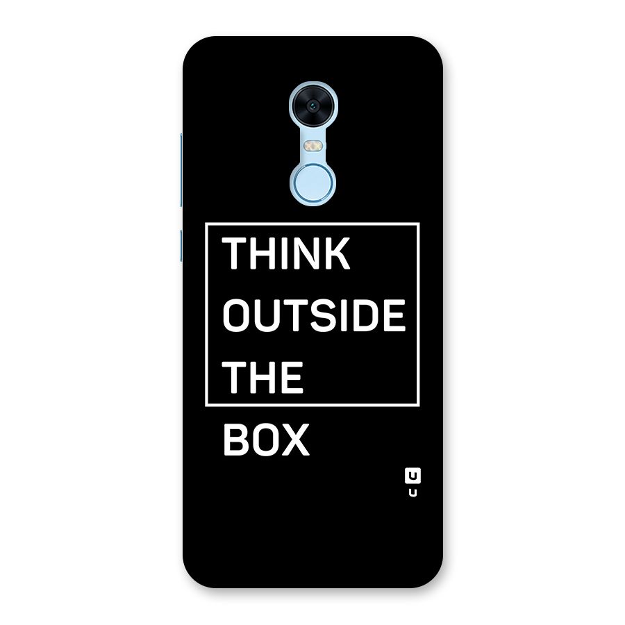 Always Think Outside Back Case for Redmi Note 5