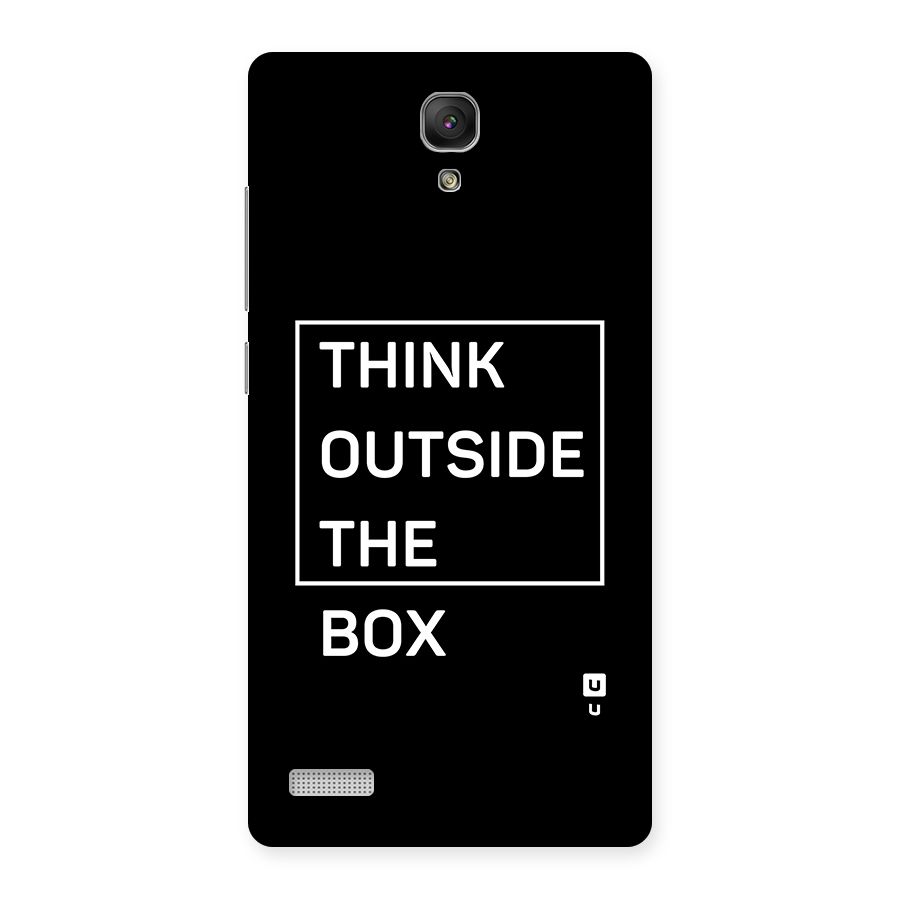 Always Think Outside Back Case for Redmi Note Prime