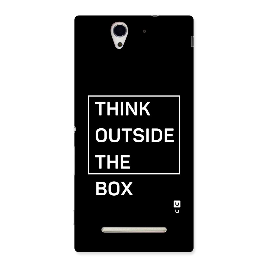Always Think Outside Back Case for Xperia C3