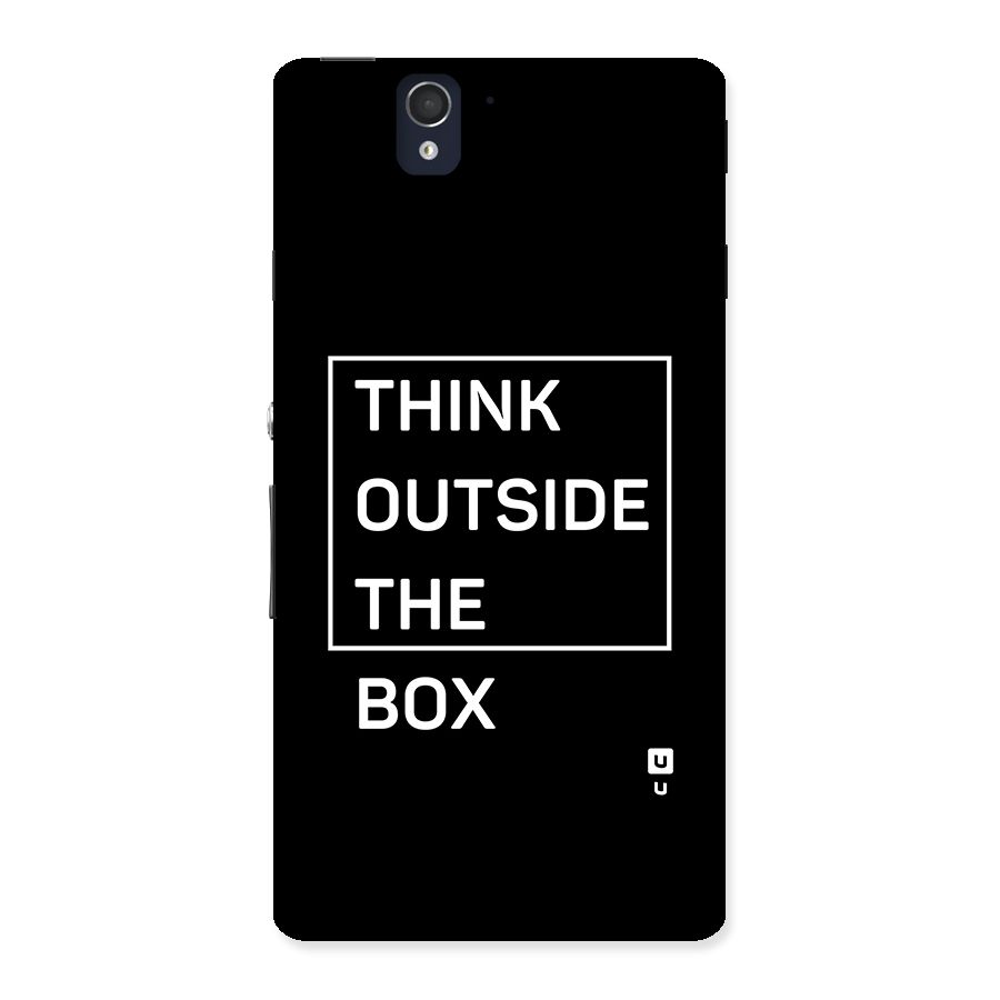 Always Think Outside Back Case for Xperia Z