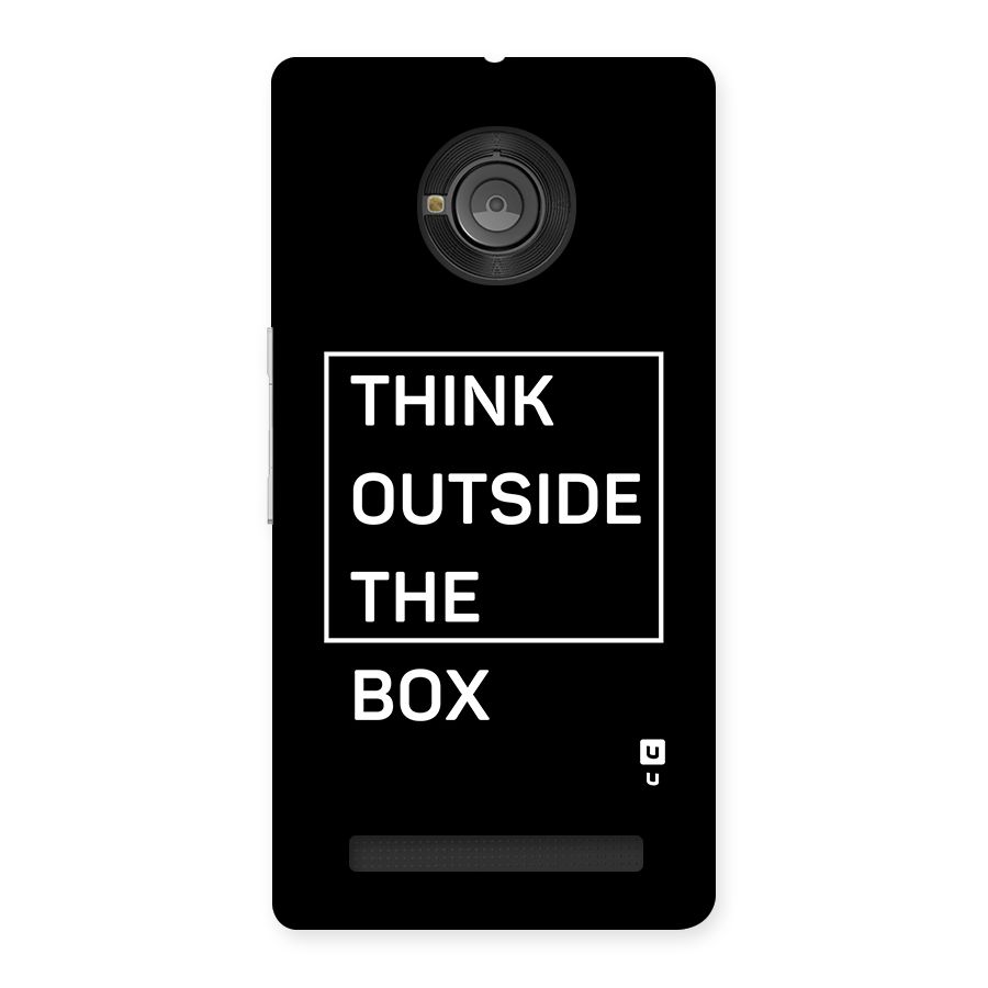 Always Think Outside Back Case for Yunique