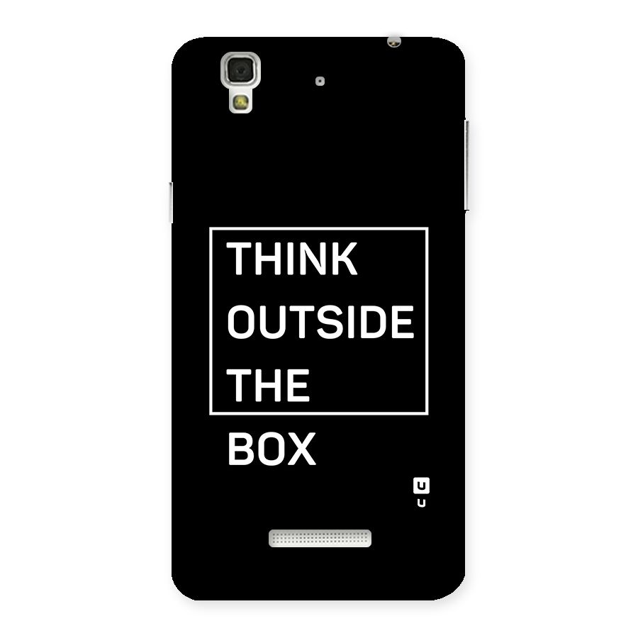 Always Think Outside Back Case for Yureka
