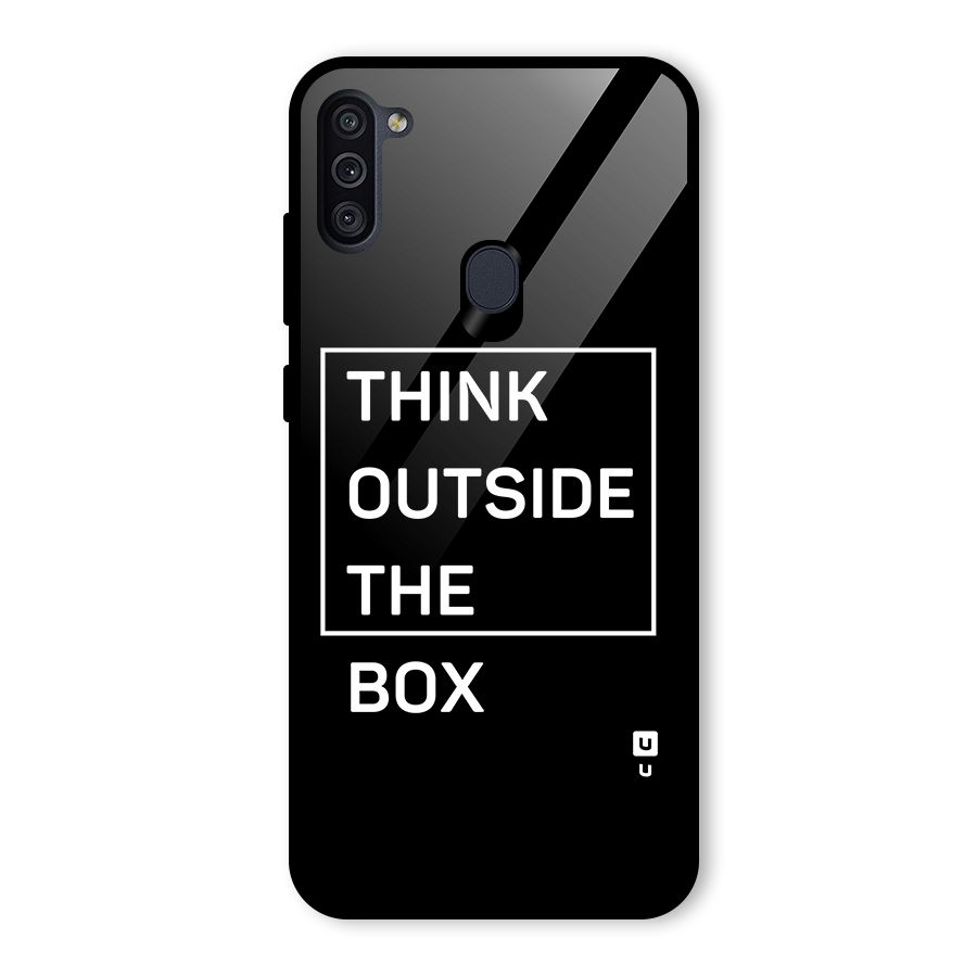 Always Think Outside Glass Back Case for Galaxy M11