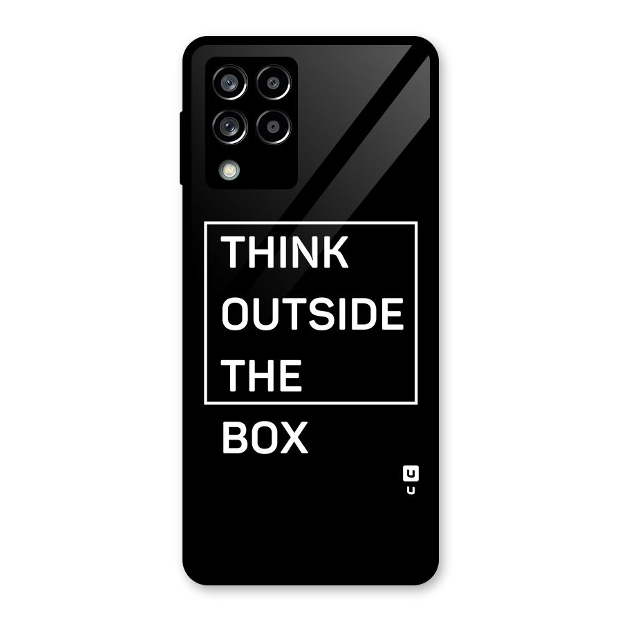Always Think Outside Glass Back Case for Galaxy M53 5G